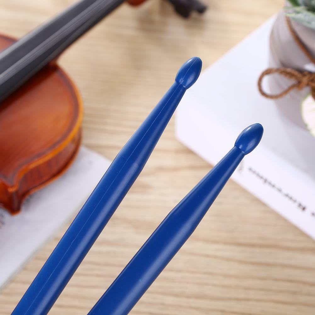 1 pair of nylon drumsticks, Color: Blue