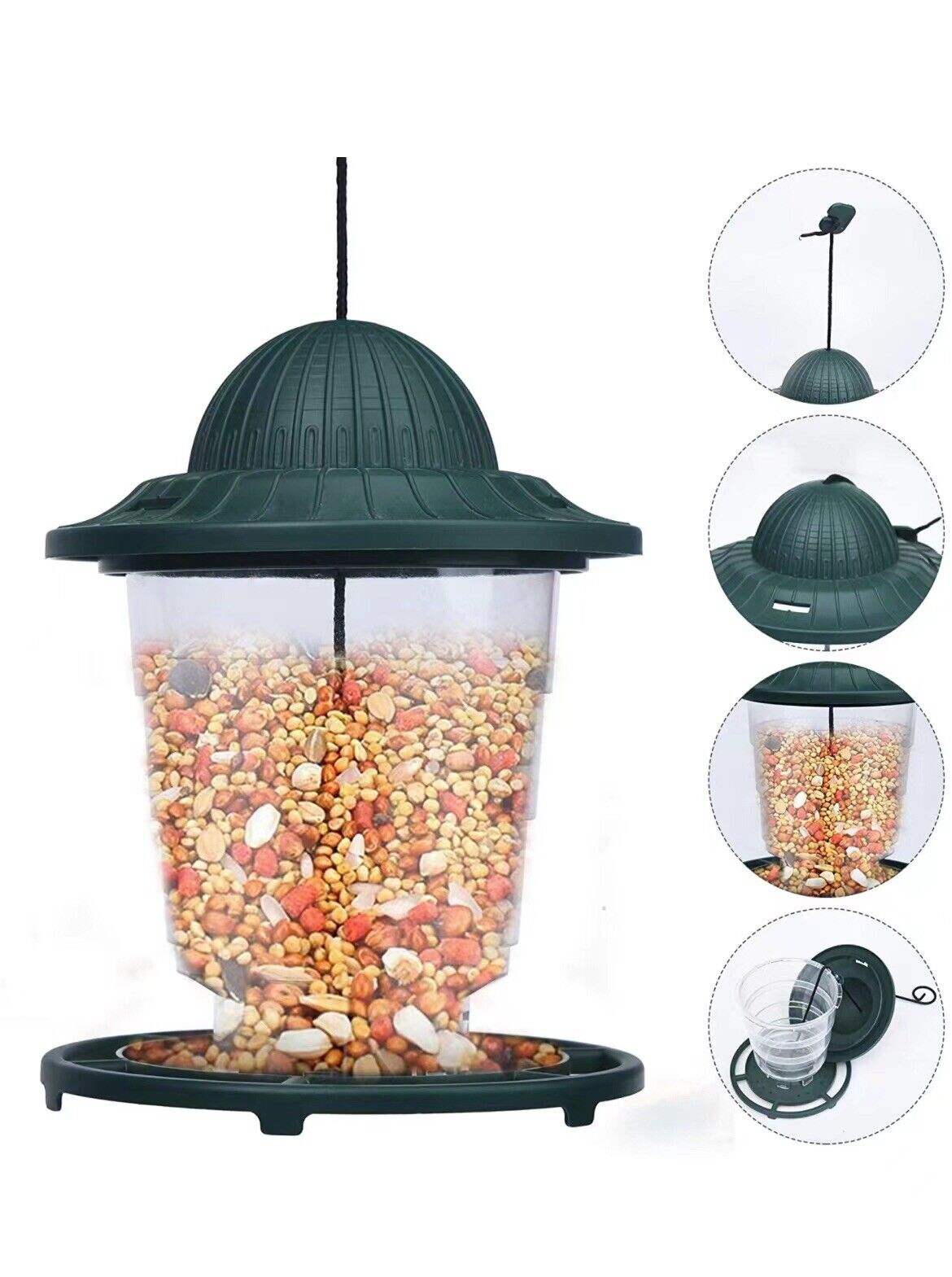 2 Pack Garden Bird Feeders