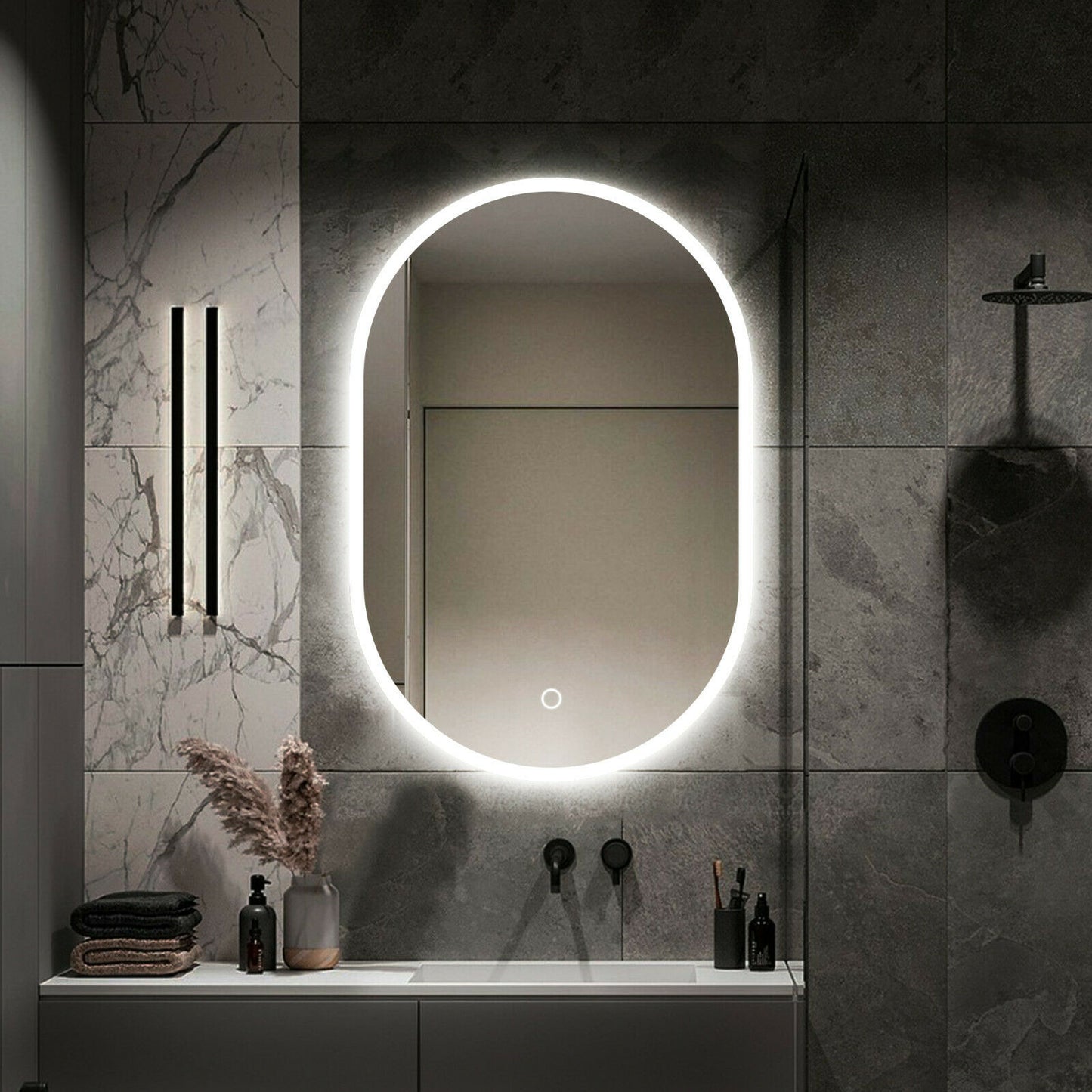 24" x 36" LED Bathroom Mirror with Bluetooth Speaker