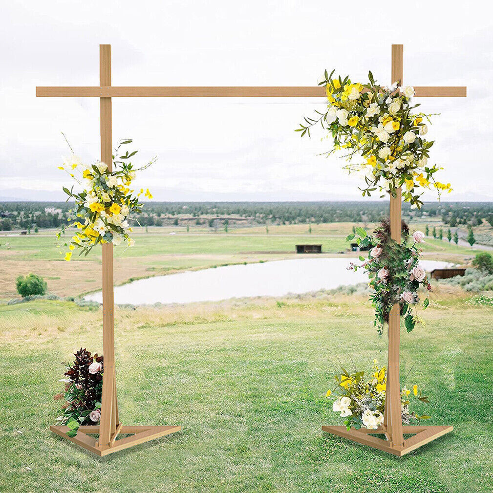 10 foot wooden arch for ceremony