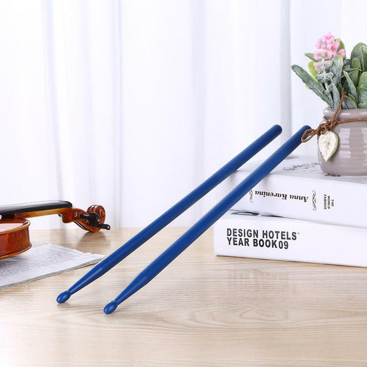 1 pair of nylon drumsticks, Color: Blue