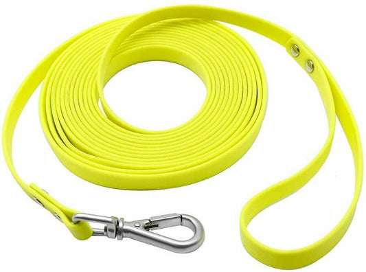 10Ft Waterproof Dog Training Leash, Color: Bright Yellow