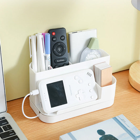 Desk Organizer Pencil Holder with Rotating Drawer