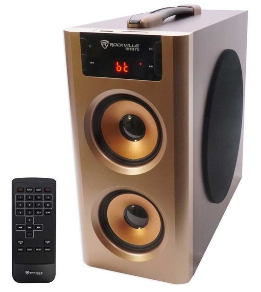 Speaker system with Bluetooth/USB/FM