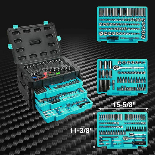 497 Piece Metric Socket & Ratchet Mechanics Tool Set