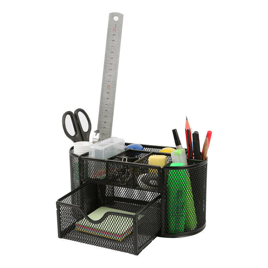 Black Multifunctional Desk Organizer