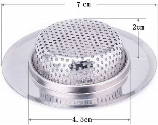 Sink strainer, basket catcher, 7 cm/ 2.75 in