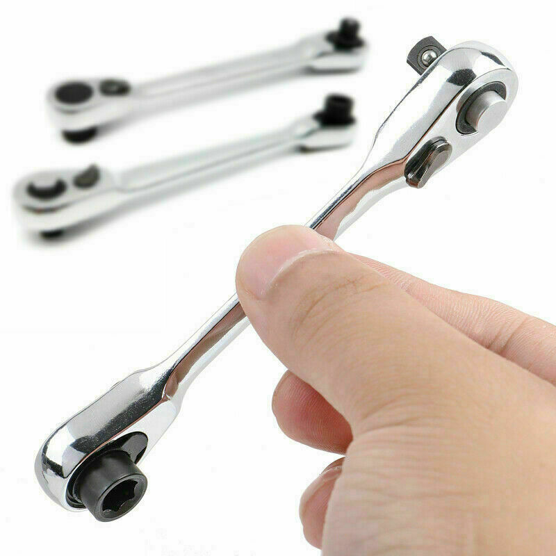 1/4" Double End Mini Ratchet Wrench