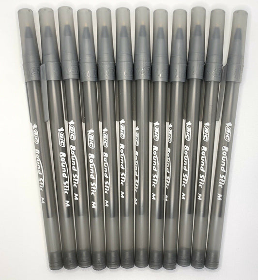 Pack of 12 Black Ink Pens