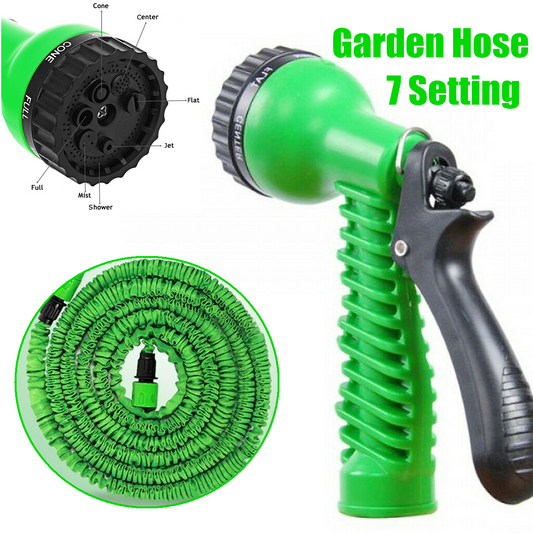 100ft Expandable Flexible Garden Hose with Spray Nozzle