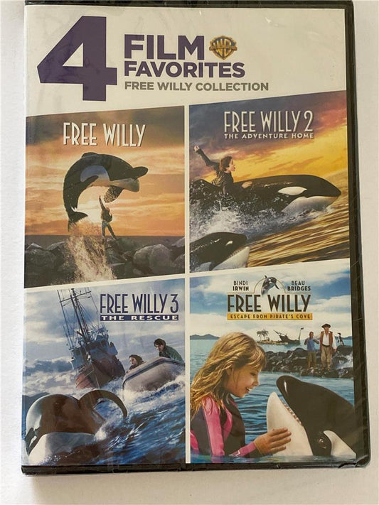 Free Willy Collection: 4 Film (DVD, 2010)