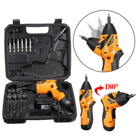 45 in 1 Rechargeable Cordless Electric Screwdriver Drill Kit