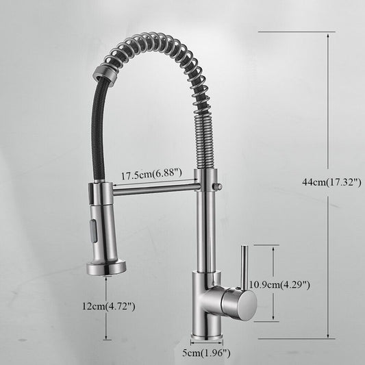 Stainless Steel Kitchen Faucet Pull Out Sprayer Mixer