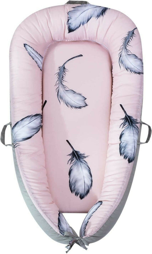 baby lounger for newborn, style: feather