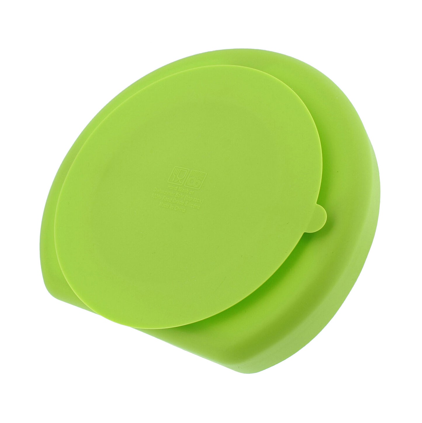 Silicone baby plate, 8.1 x 7.25 x 1.4 inches