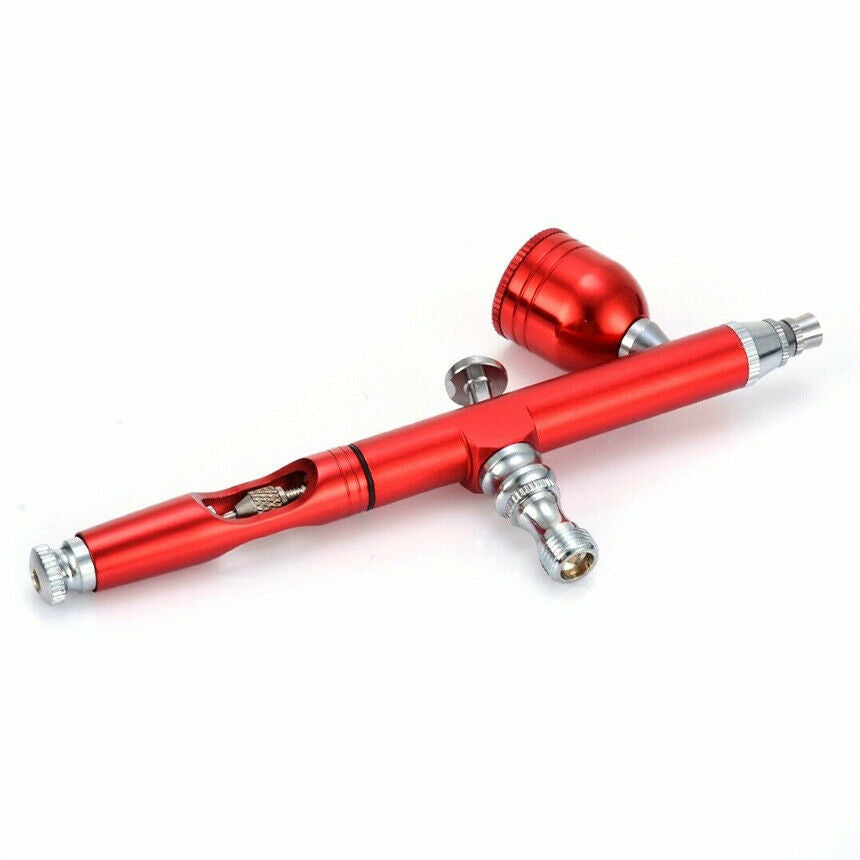 0.3mm Dual Action Airbrush Kit, Red