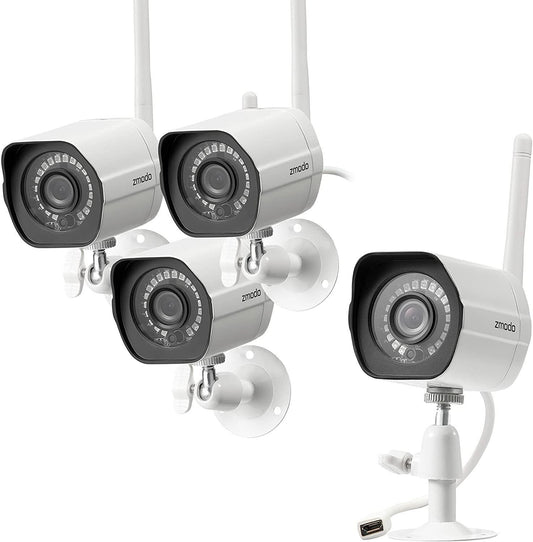 1080p WiFi Home Security Cameras *4-Pack*