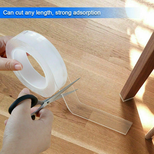 6 rolls of double-sided adhesive removable mounting tape