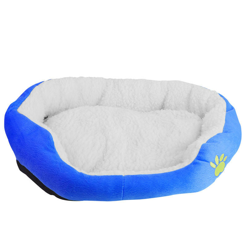 Soft pet bed, Color: Blue