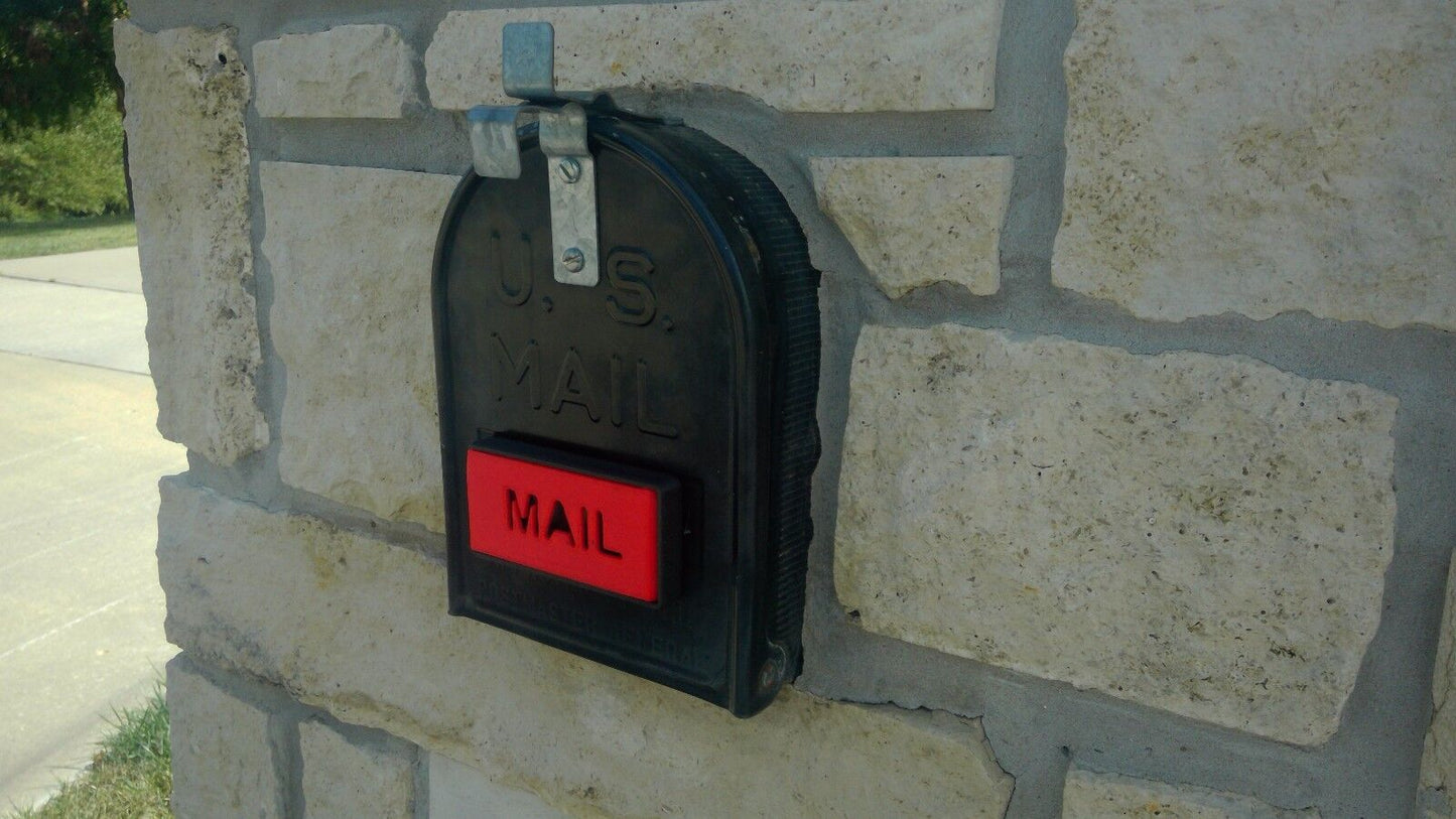 Flag for mailboxes, front mounting