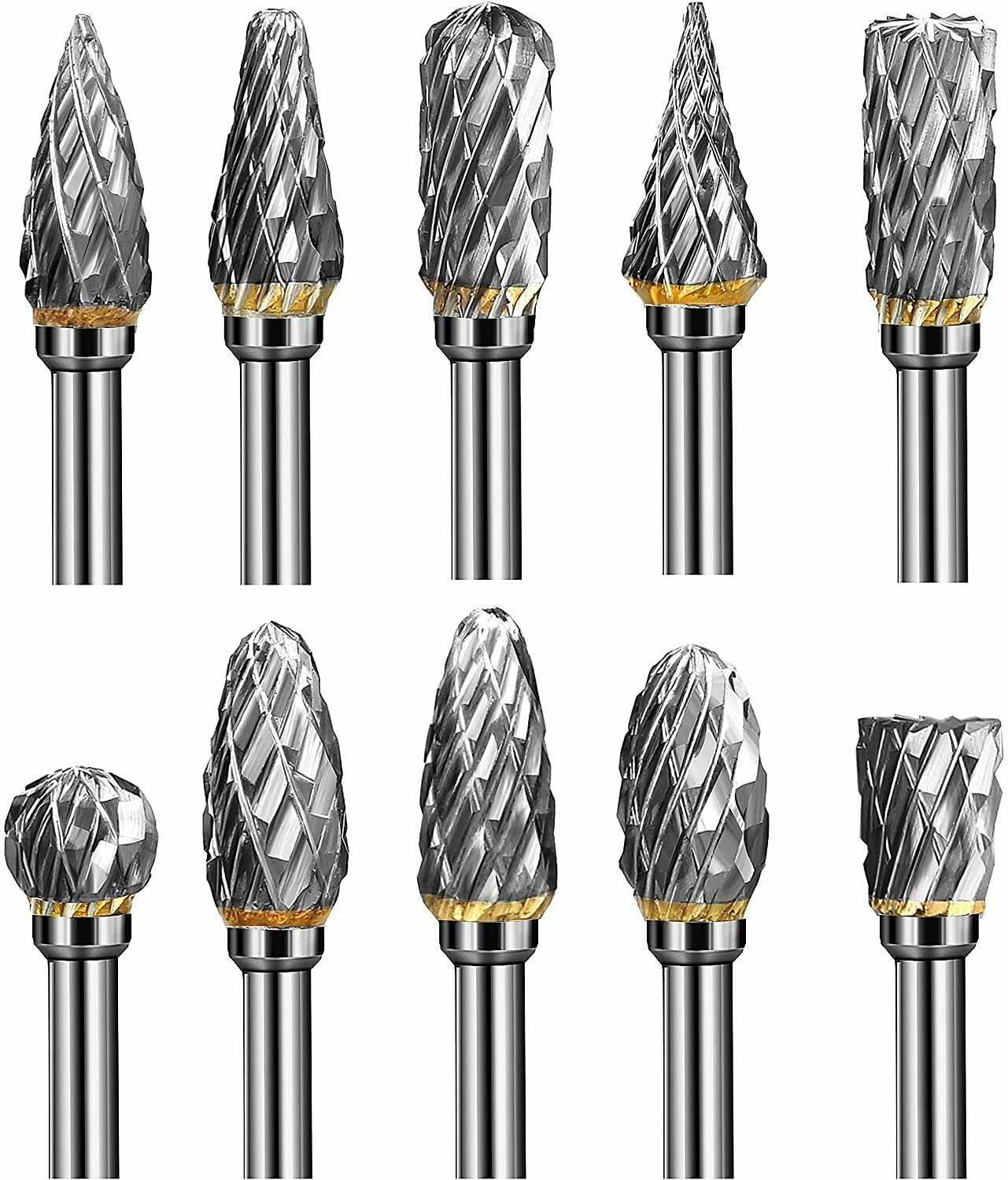 1/8" Tungsten Carbide Rotary Drill Bit Set