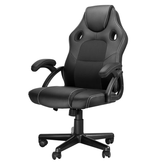 Synthetic Leather Office Chair, Colour: Black