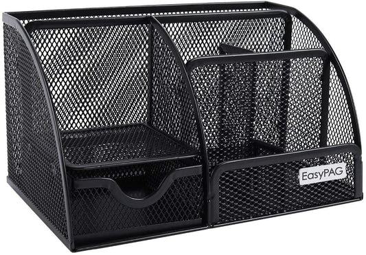 Mesh Desk Organizer (Color: Black)