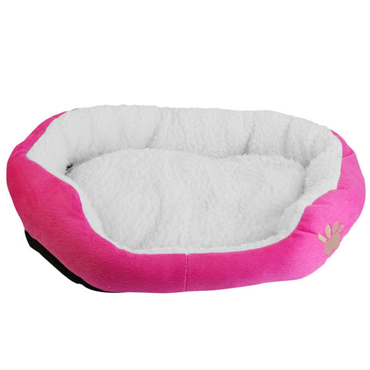 Soft pet bed, Color: Pink