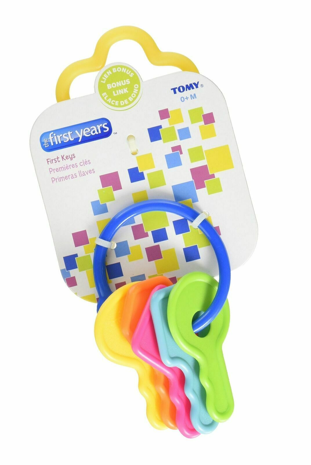 Teether for babies, design: keys