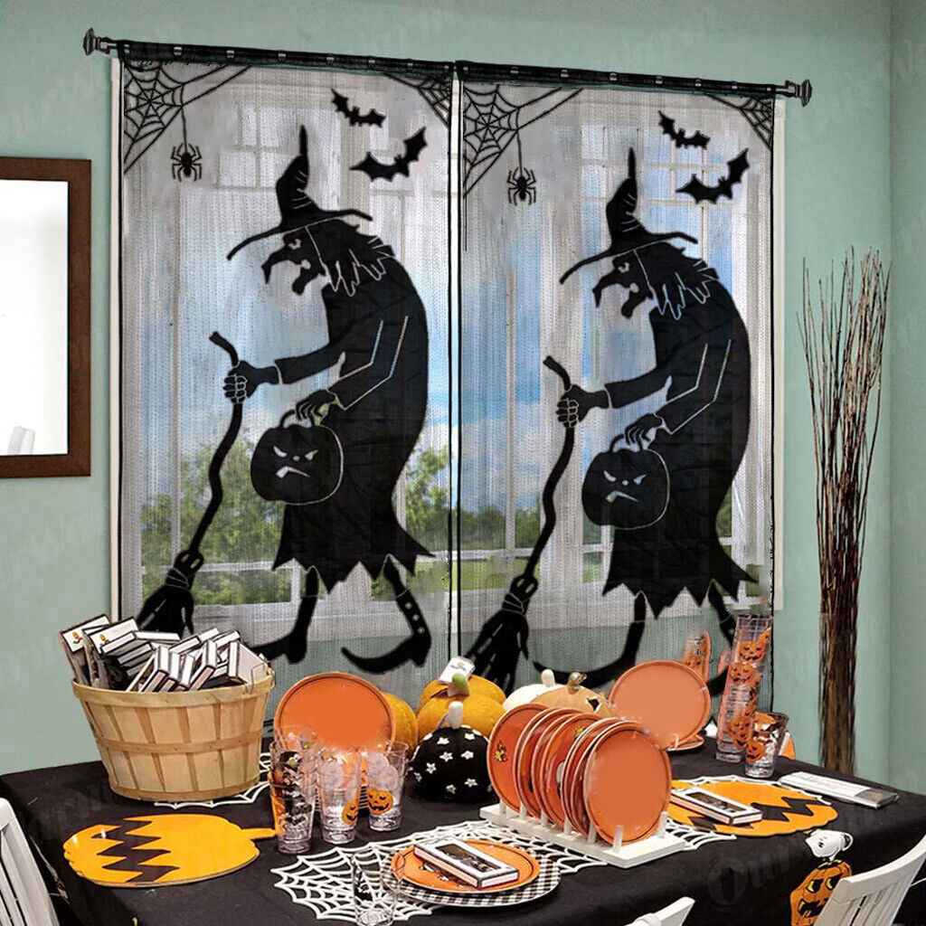 Witch Curtain for Halloween Decoration 69x70