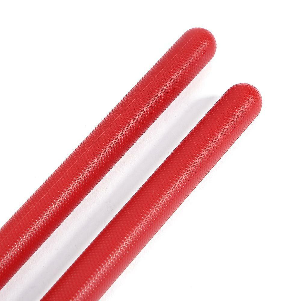 1 pair of nylon drumsticks, Colour: Red