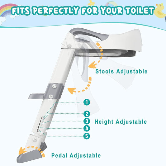 Training seat with ladder for toddlers