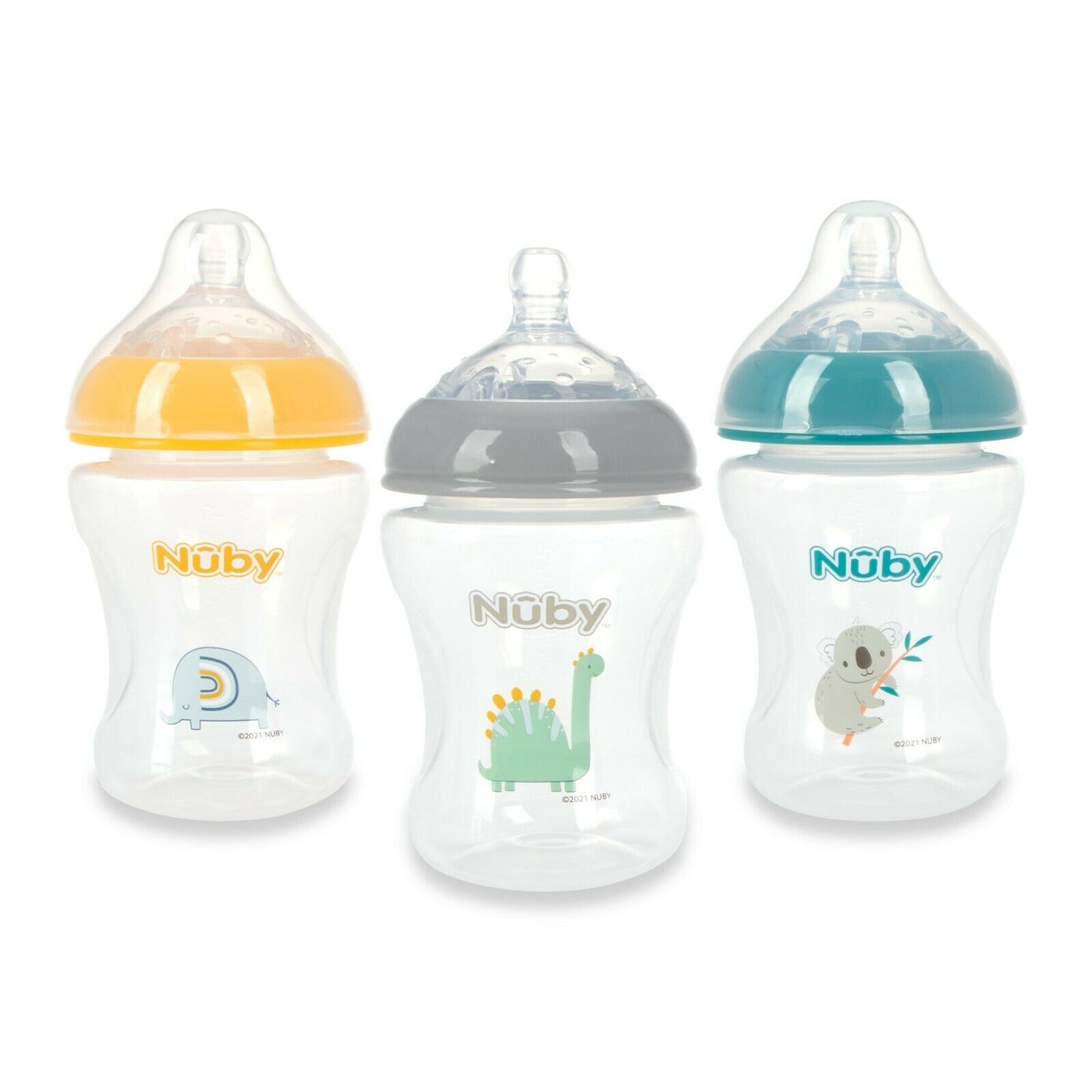 3-pack of baby bottles, Size: 8 oz/240 ml, Model: Boys