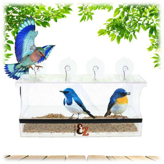 11.75" Large Window Bird Feeder