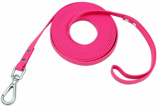 16Ft Waterproof Dog Training Leash, Color: Pink