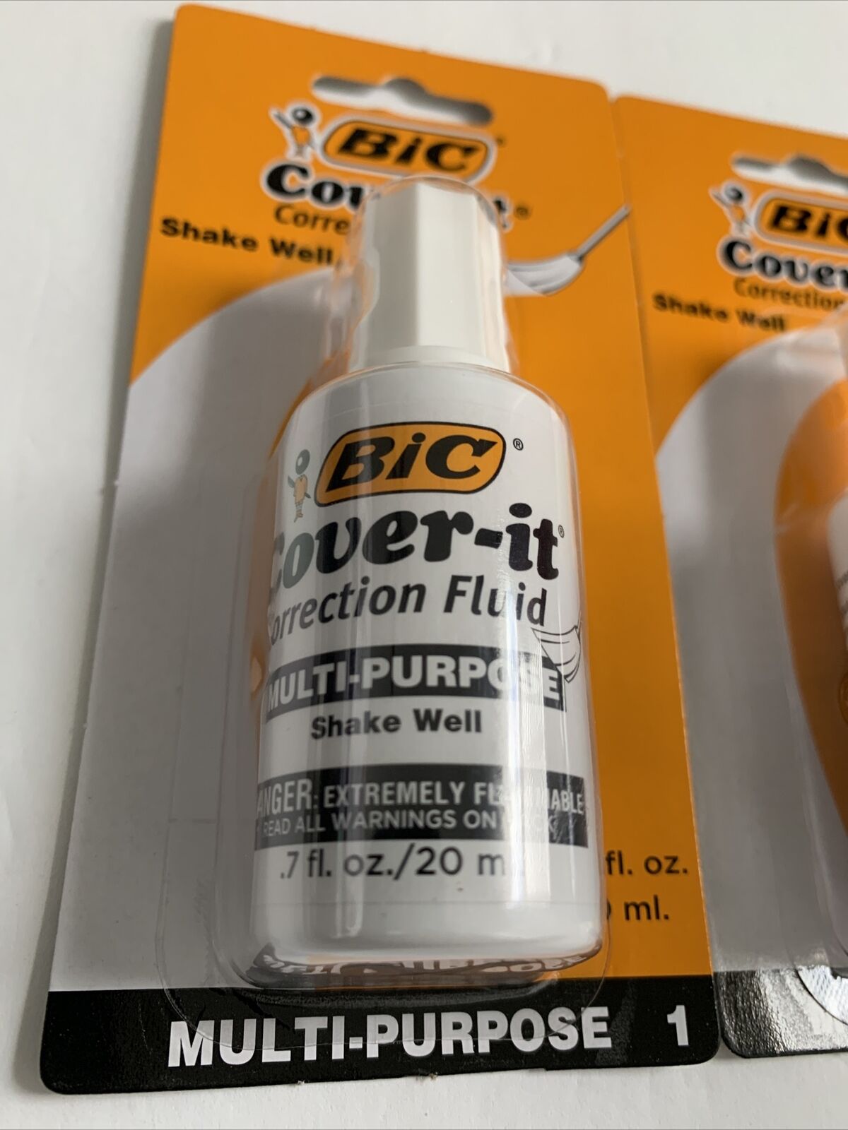 Cover-it White Out Correcting Fluid 0.7oz each