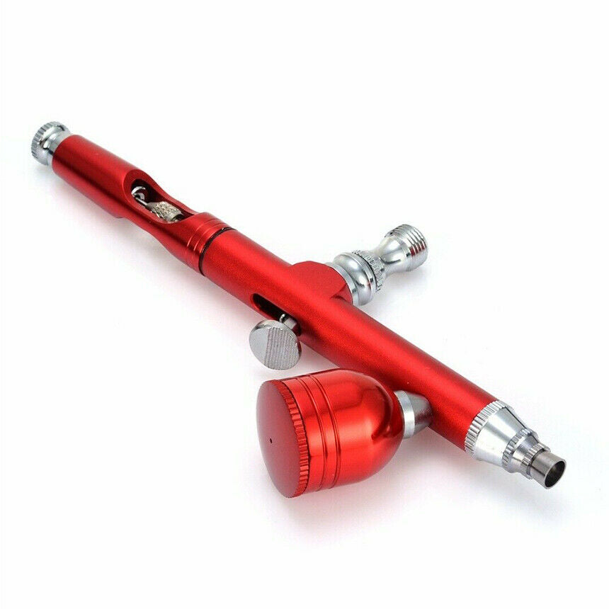 0.3mm Dual Action Airbrush Kit, Red