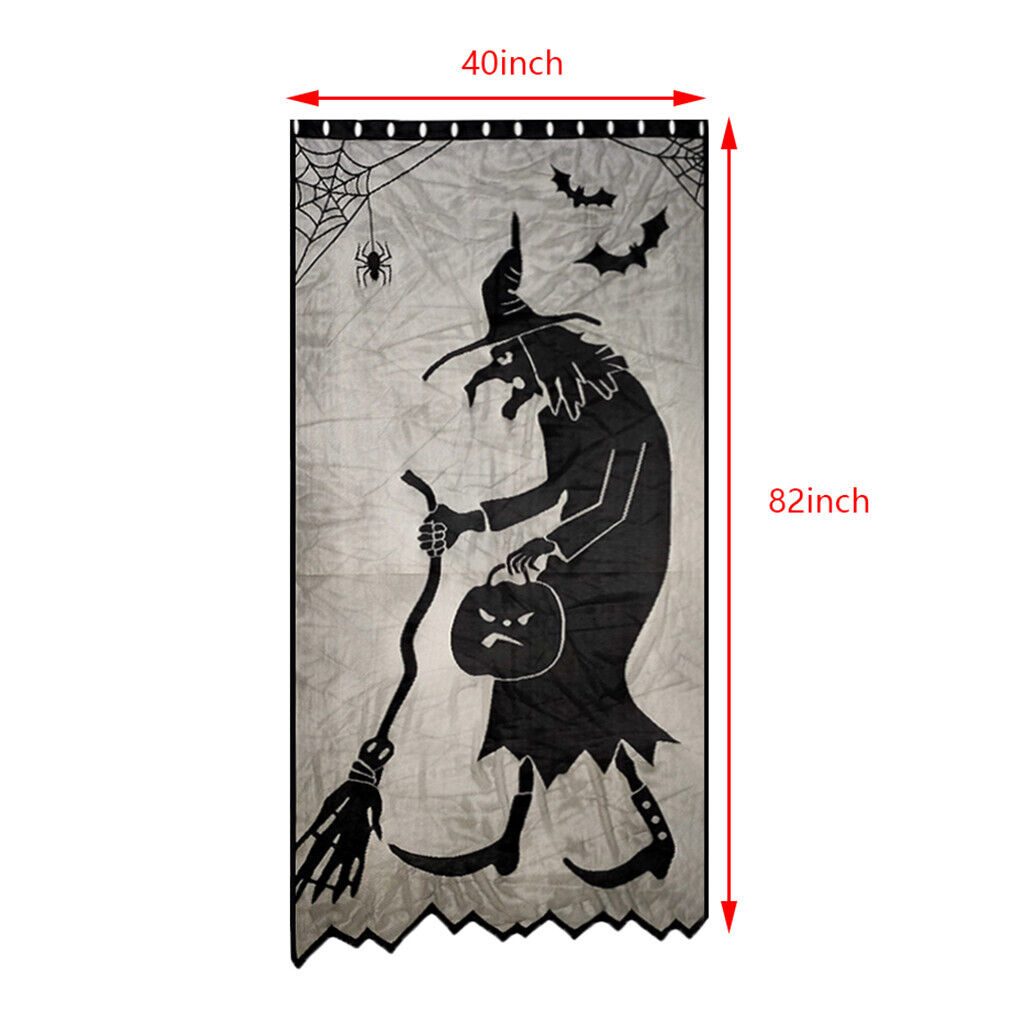 Witch Curtain for Halloween Decoration 69x70