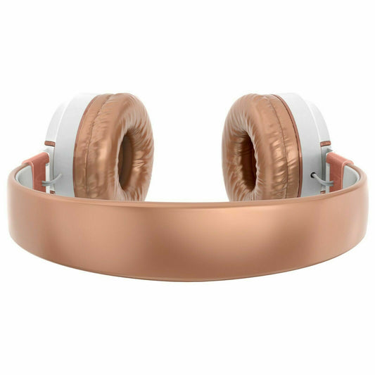 Over-ear headphones with cable and microphone, Color (Rose gold)