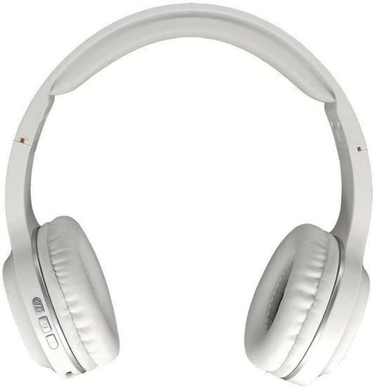 Wireless headphones with built-in microphone, Colour: White