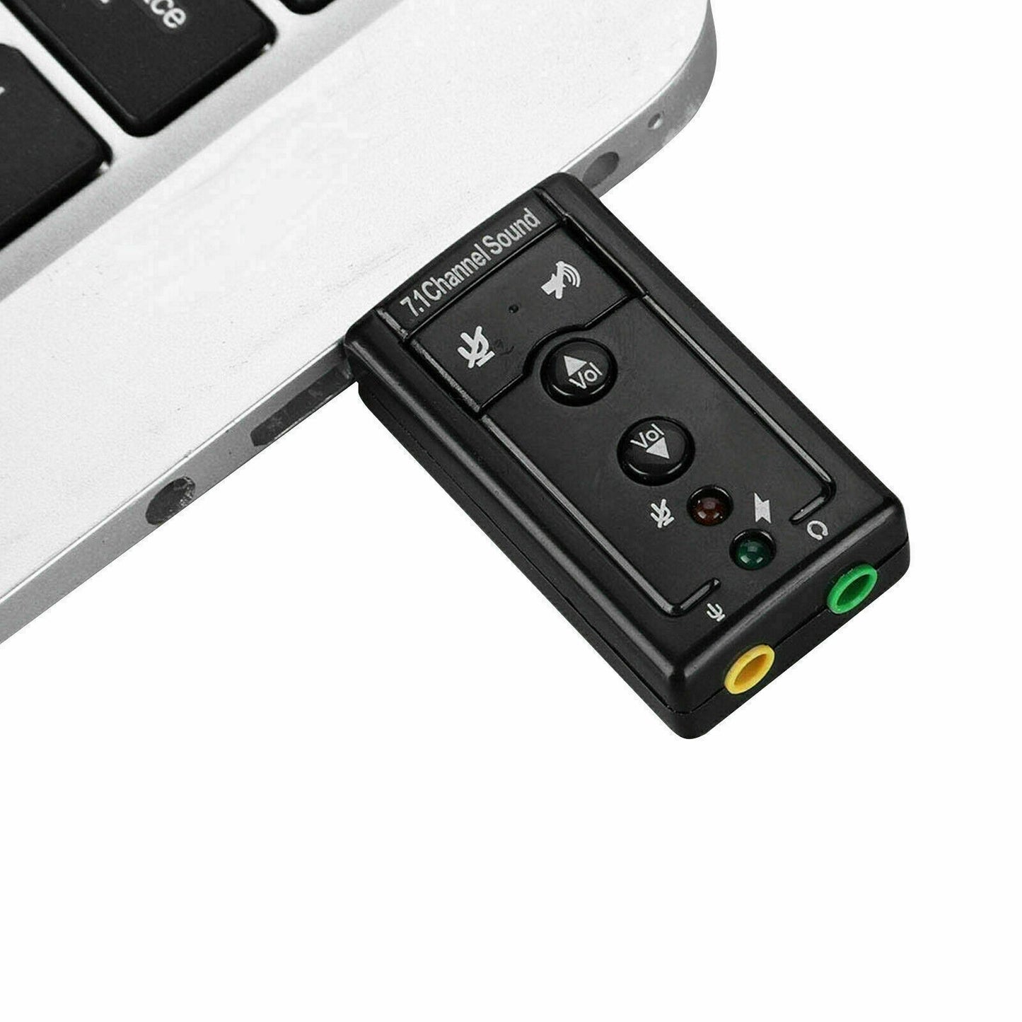 Virtual Audio Sound Card Microphone Adapter Laptop PC