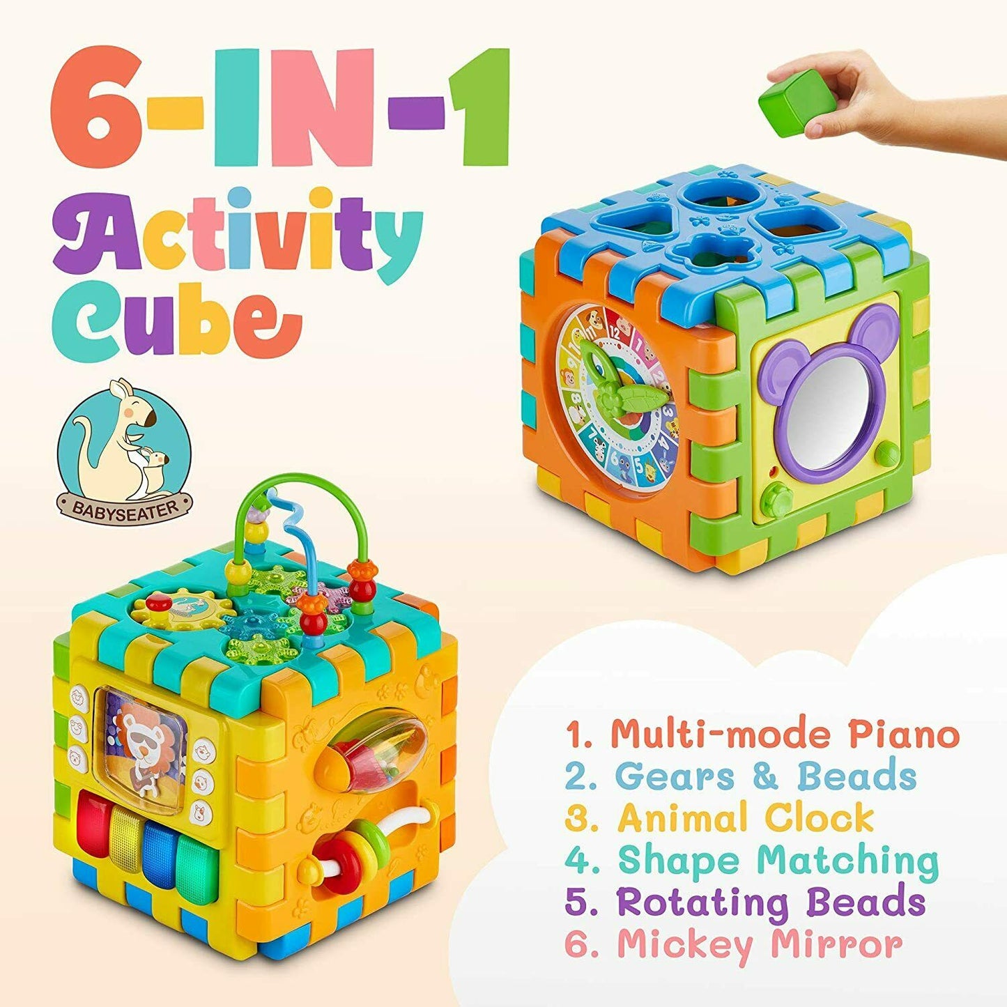 Baby activity cube, color: multicolor