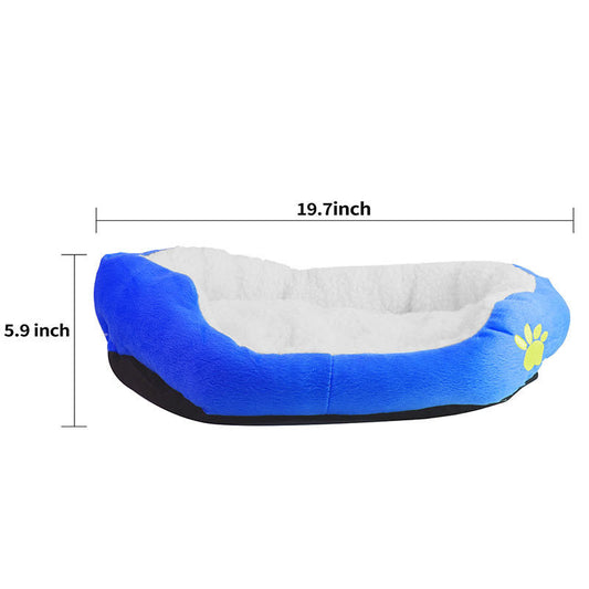 Soft pet bed, Color: Blue