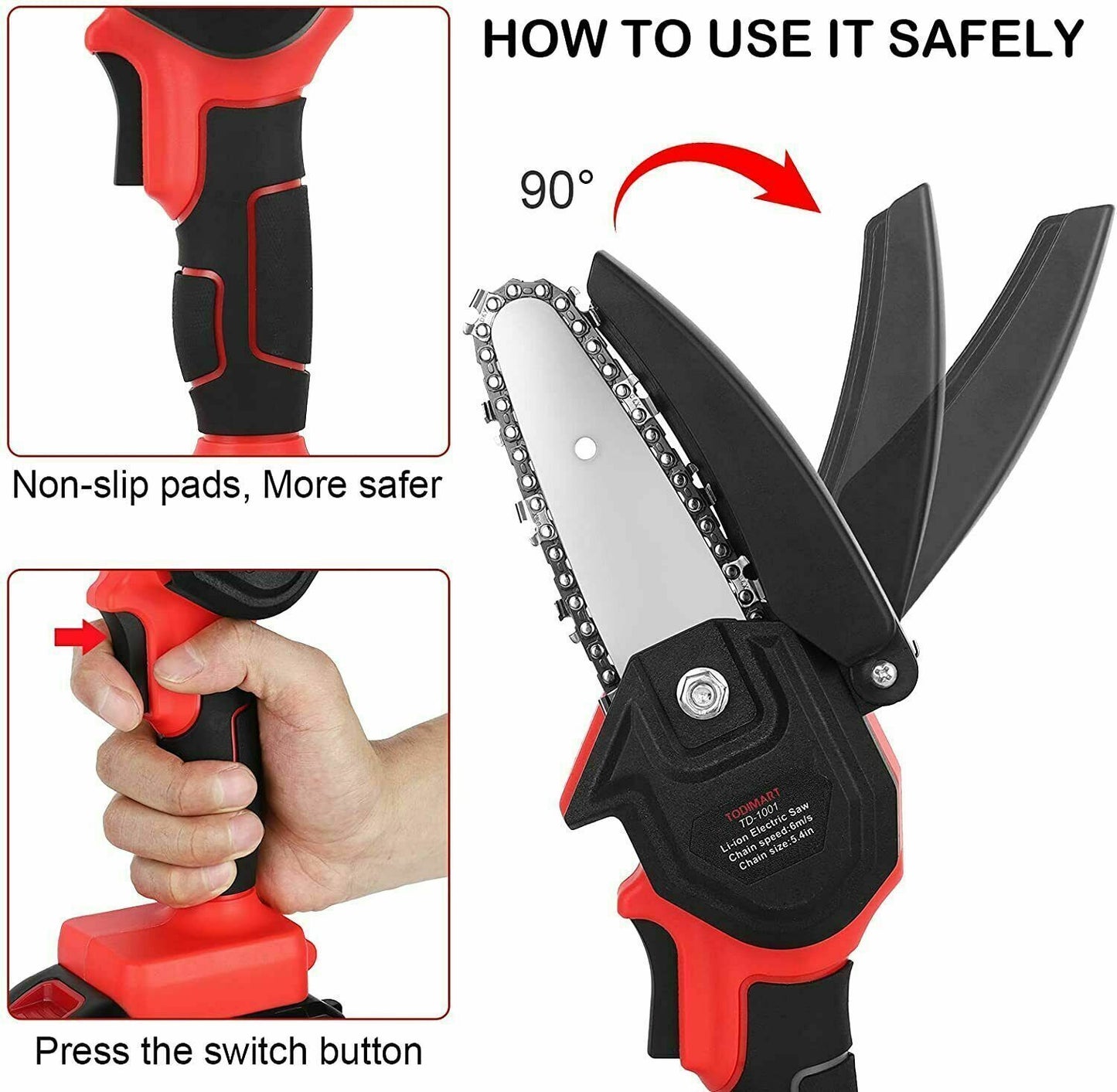 Mini Rechargeable Cordless Handheld Electric Pruner Kit