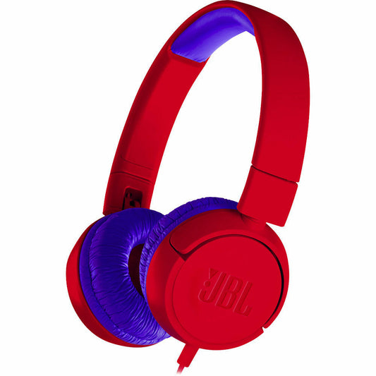 JR300 Wired Volume Limited Headphones for Kids - Spider Red