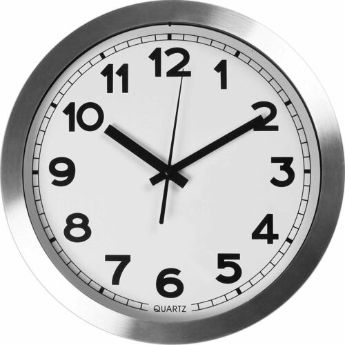 12" Large Aluminum Decorative Wall Clock