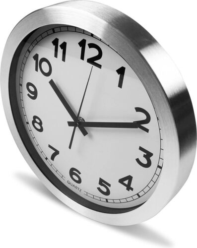 12" Large Aluminum Decorative Wall Clock