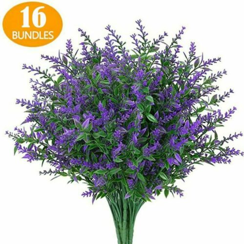 16 Packs of Artificial Flowers, Purple