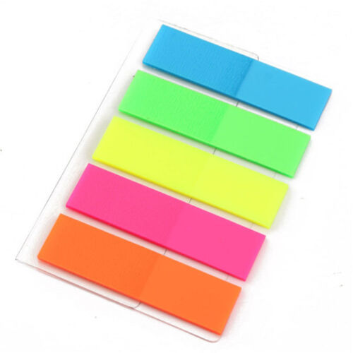 Pack of 5 colorful sticky notes (1600 pieces)