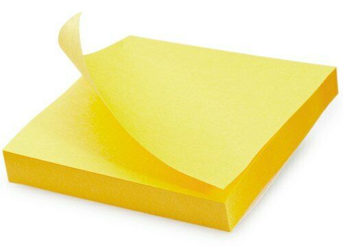 Office Premium Sticky Notes, 3 x 3 Inches, Yellow, 12 Pads